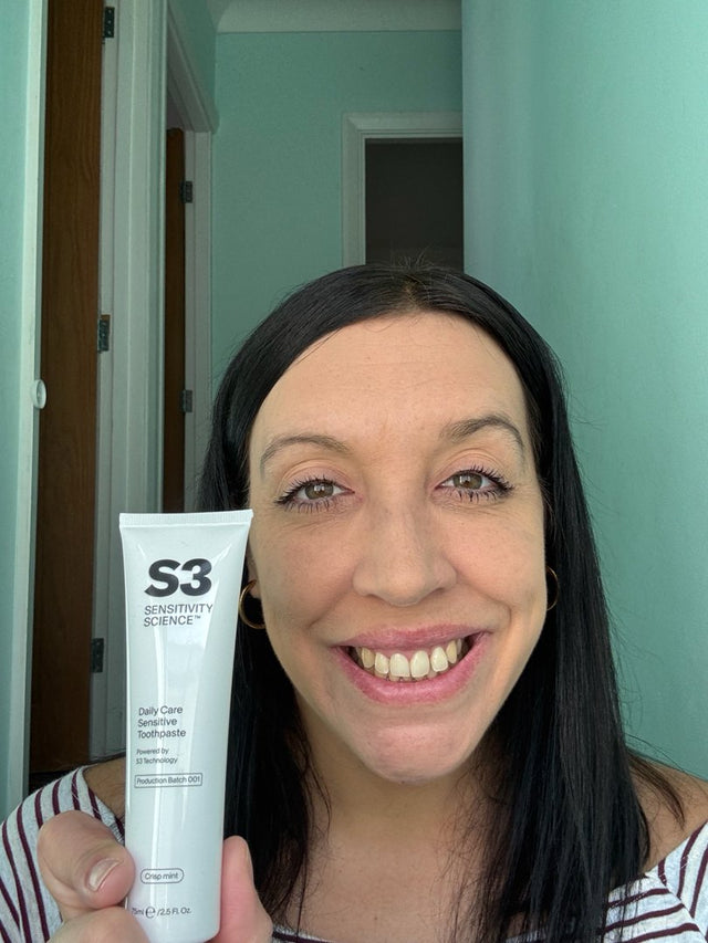 S3 home tester with S3 Daily Sensitive Toothpaste